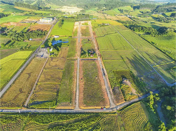 Obras do loteamento — vista 3